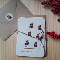 Kerstkaartenset 'oldtimers'